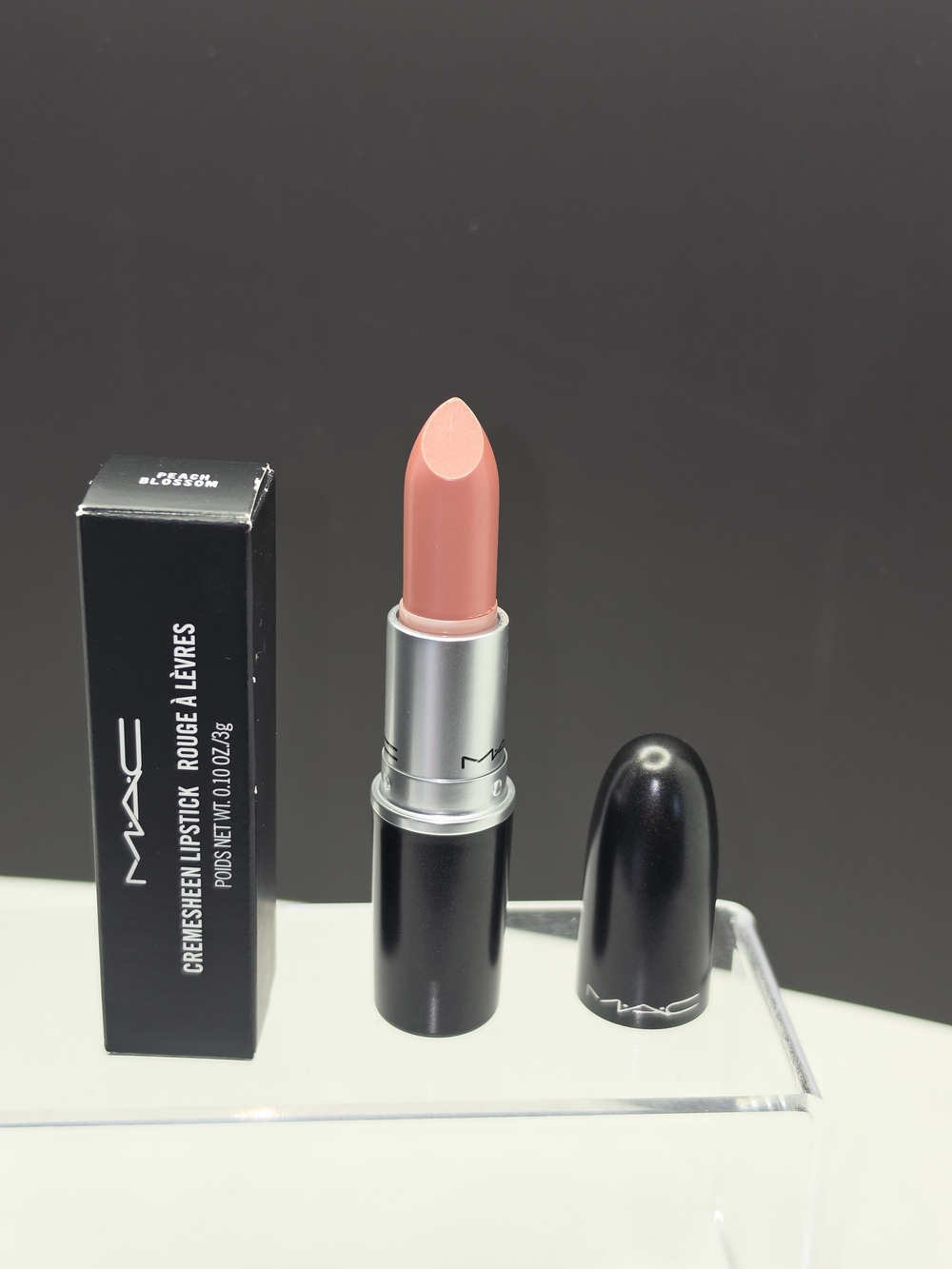 DISCONTINUED MAC Creamsheen Lipstick - "PEACH BLOSSOM"